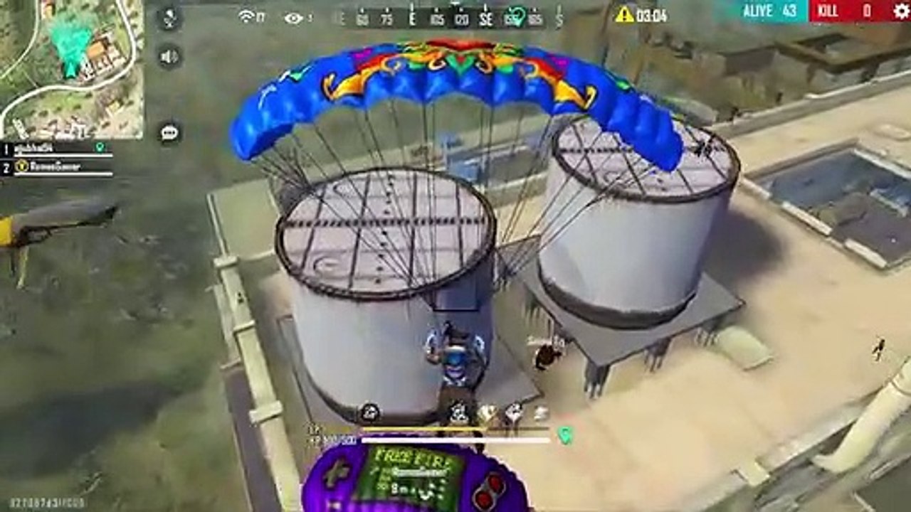 FACTORY KING  AJJUBHAI vs ROMEO Factory Roof FIST Challenge - Garena Free Fire- Total Gaming