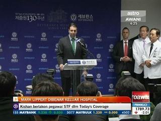 Mark Lippert dibenar keluar hospital