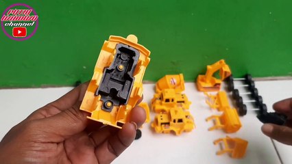 Merakit mobil mobilan mobil truk,truk molen exscavator,loader__Mobil konstruksi