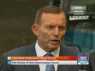 MH370: Pencarian diteruskan hingga selesai