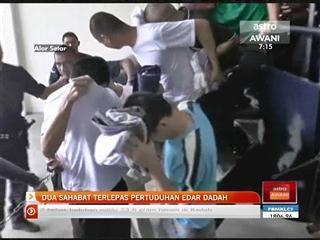 Dua sahabat terlepas pertuduhan edar dadah