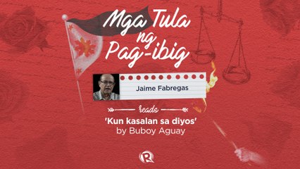 Xiao Chua reads Rio Alma’s ‘Di Na Tayo Umiibig Tulad Noon’