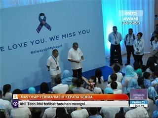 MAS ucap terima kasih pada semua