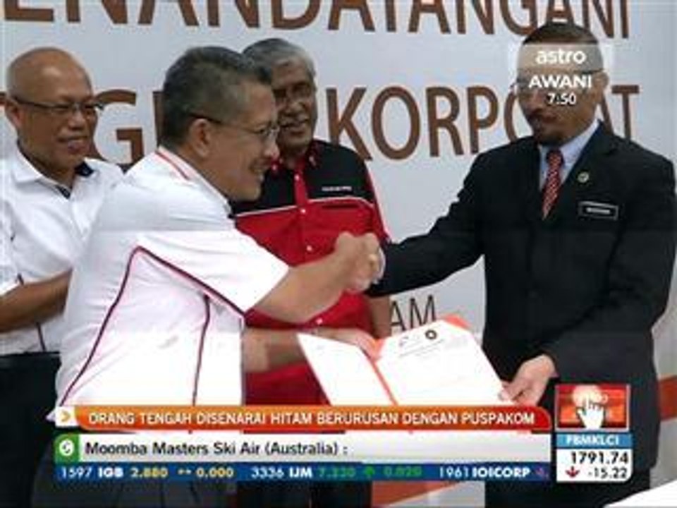 Orang tengah disenarai hitam berurusan dengan Puspakom
