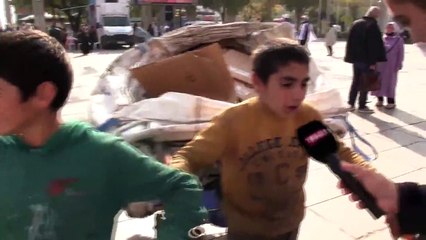 Kağıt toplayan çocuğun sözleri yürek burktu
