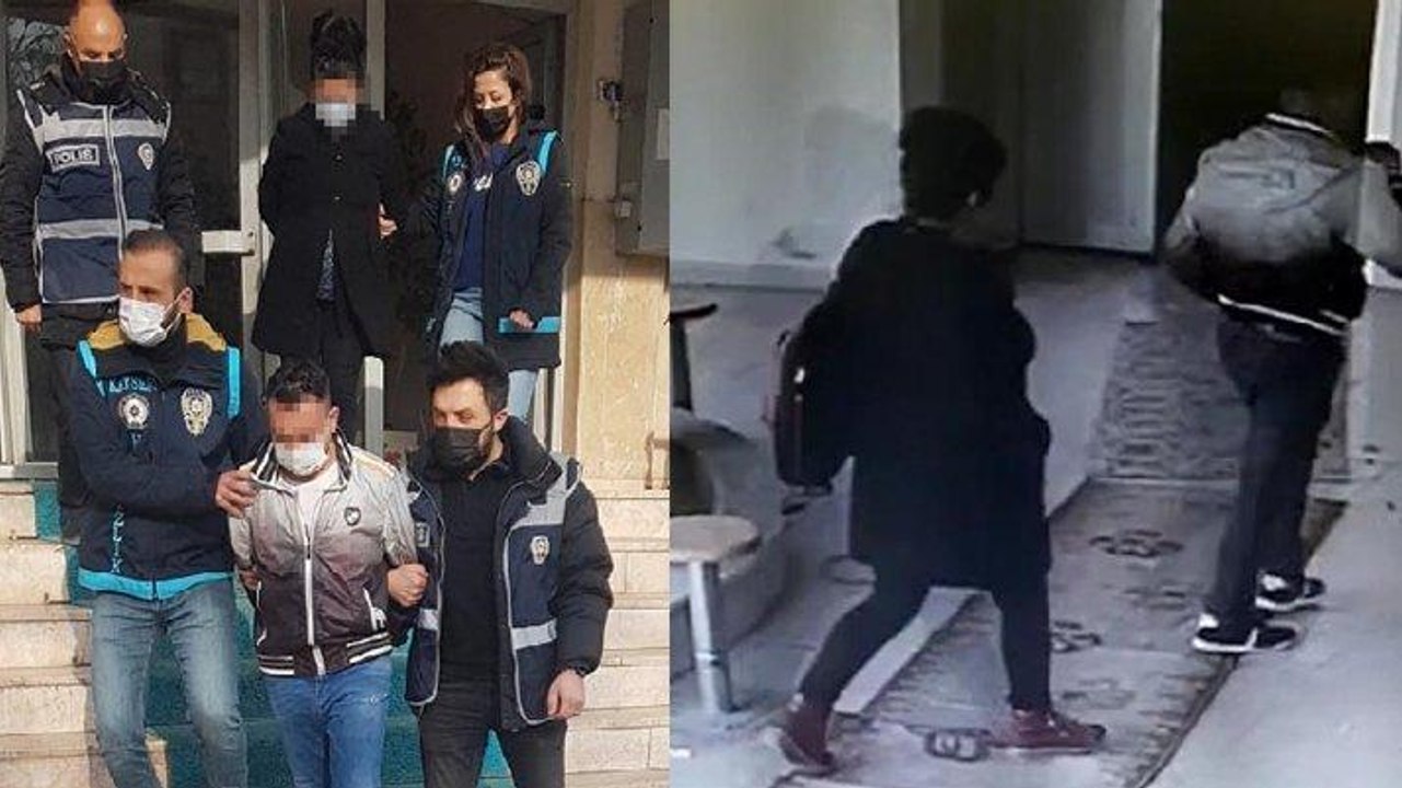 Camilerden musluk çalan 2 sevgili yakalandı