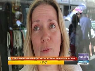 Kehilangan MH370 beri kesan kepada penduduk Perth