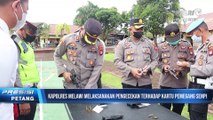 Kapolres Melawi cek terhadap kartu pemegang senpi dan mengecek langsung senjata api dinas yang dipegang oleh anggota Polres Melawi