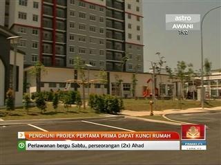 Penghuni projek pertama PR1MA dapat kunci rumah