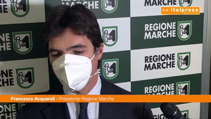 Scuola, Acquaroli "Tenere sotto controllo la curva pandemica"