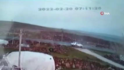 Son dakika! Şanlıurfa'da kaza anı güvenlik kamerasında
