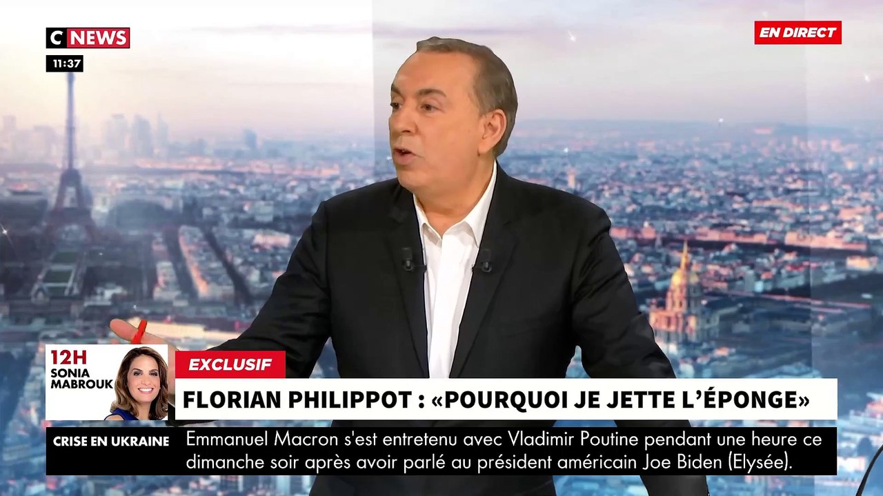 Exclusif - Florian Philippot explique dans "Morandini Live" pourquoi il renonce à se présenter à la présidentielle: "Nous avions qu'un seul parrainage de déposer. Il faut changer ce fonctionnement" - VIDEO