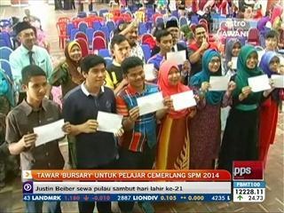 Tawar 'bursary' untuk pelajar cemerlang SPM 2014