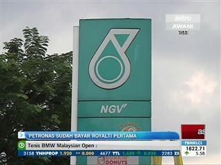 Petronas sudah bayar royalti pertama