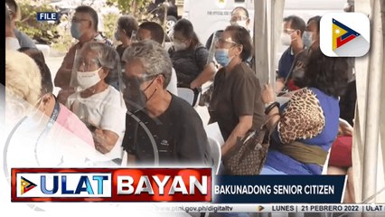 NVOC, nakikipag-ugnayan sa NCSC at LGUs para makumbinsi ang senior citizens na magpabakuna; Bilang ng mga nagpa-booster shot sa Bayanihan, Bakunahan 3, nasa 1M