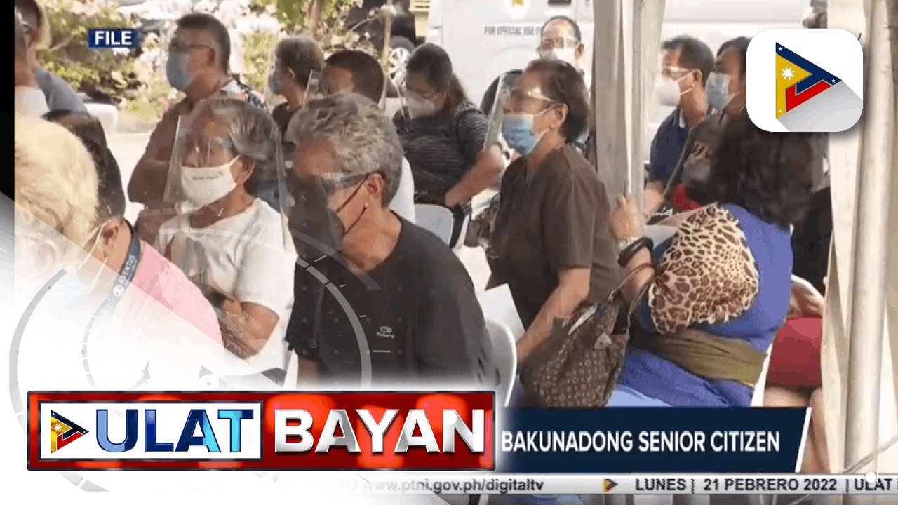 NVOC, nakikipag-ugnayan sa NCSC at LGUs para makumbinsi ang senior citizens na magpabakuna; Bilang ng mga nagpa-booster shot sa Bayanihan, Bakunahan 3, nasa 1M