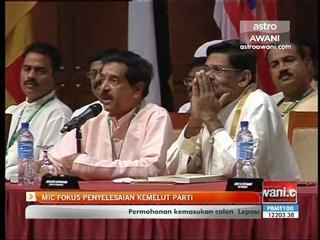 MIC fokus penyelesaian kemelut parti