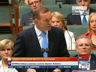 Usaha pencarian MH370 diteruskan