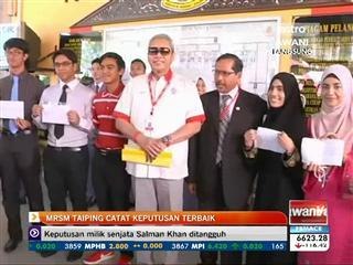 MRSM Taiping catat keputusan terbaik