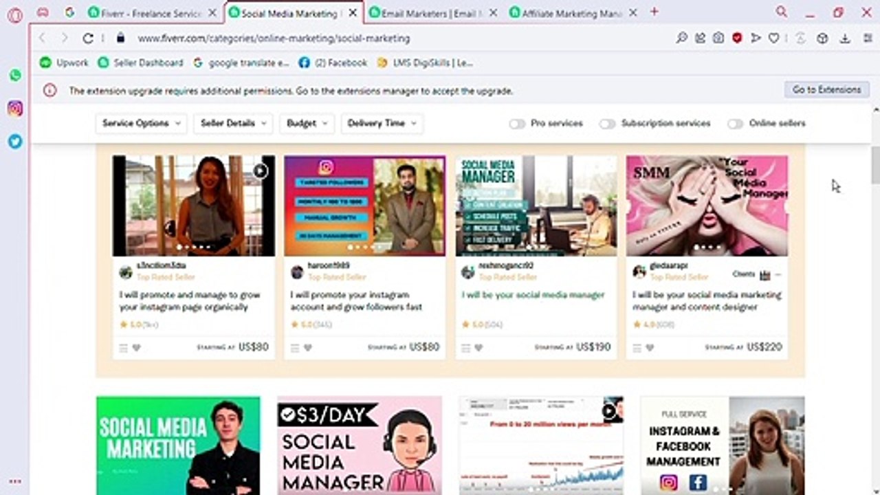 Fiverr digital marketing
