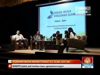 Peranan media mengetengah isu alam sekitar