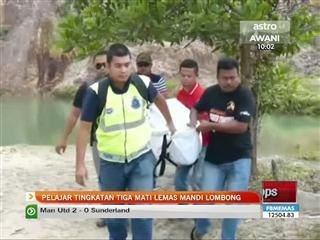Pelajar tingkatan tiga mati lemas mandi lombong