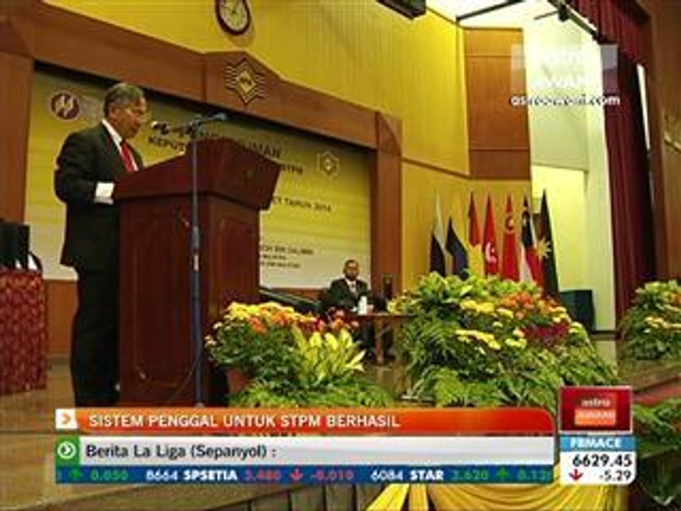 Sistem penggal untuk STPM berhasil