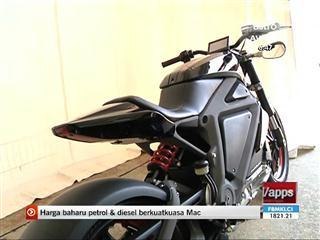 Captain America’s new bike. The Harley Davidson Project LiveWire