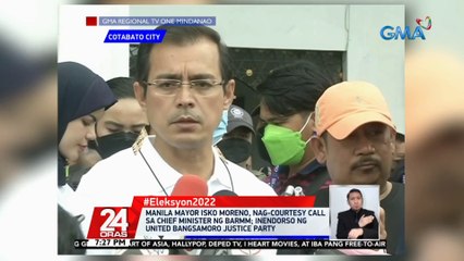 Manila Mayor Isko Moreno, nag-courtesy call sa chief minister ng BARMM... | 24 Oras
