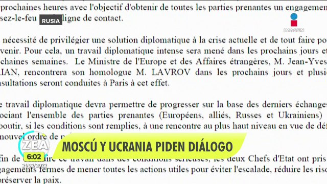 Rusia y Ucrania piden intensificar la diplomacia para evitar una guerra