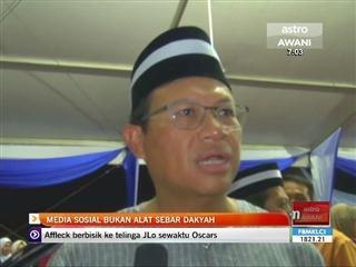 Media sosial bukan alat sebar dakyah