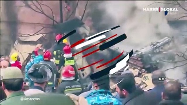 Son Dakika! İran'ın Tebriz kentinde savaş uçağı düştü
