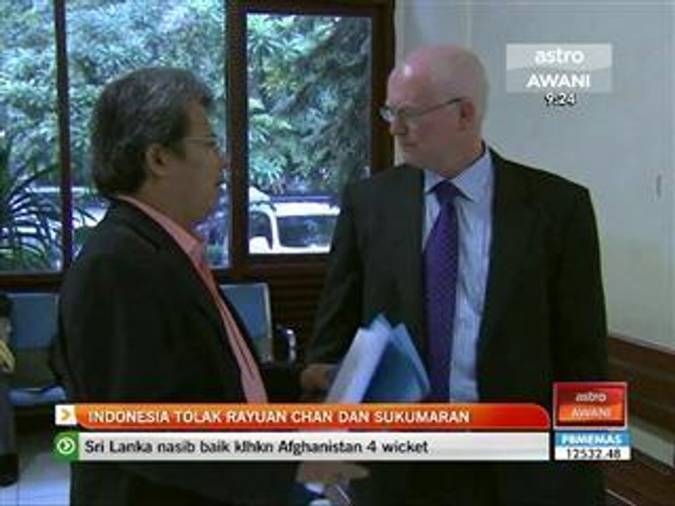 Indonesia tolak rayuan Chan dan Sukumaran