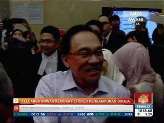 Keluarga Anwar kemuka petisyen pengampunan Diraja