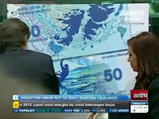 Argentina keluar not 50 baru sempena Kepulauan Falklands