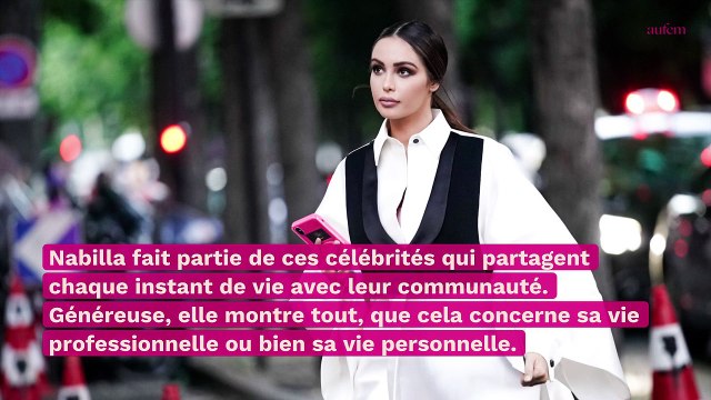 Nabilla : son fils Milann met du gloss, elle réagit sur Twitter