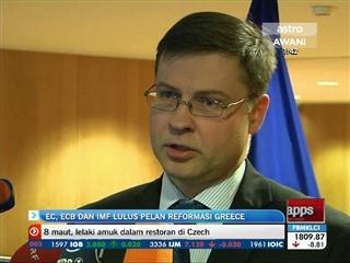 EC, ECB dan IMF lulus pelan reformasi Greece