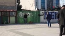 Çağlayan'daki İstanbul Adalet Sarayı önünde intihar girişimi