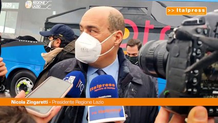 60 nuovi bus Cotral, Zingaretti "Roma si prepara a sfide del futuro"
