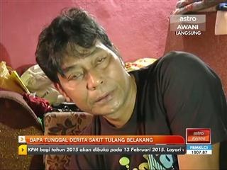 Bapa tunggal derita sakit tulang belakang