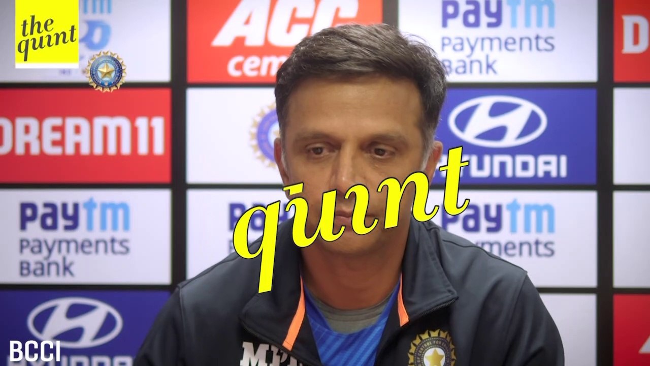 Rahul Dravid Speaks After Wriddhiman Saha Reveals Details of Their Conversation