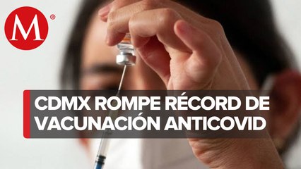 CdMx supera las 210 mil dosis contra el covid aplicadas en un solo día, dice Sheinbaum