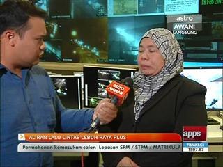 Aliran lalu lintas lebuh raya Plus