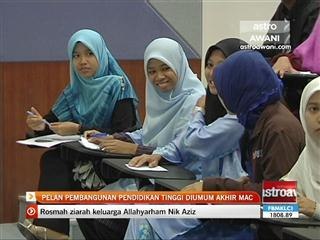 Pelan pembangunan pendidikan tinggi diumum akhir Mac