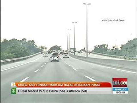 Kidex: KSB tunggu maklum balas kerajaan pusat