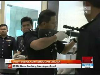 Tujuh suspek curi kenderaan ditahan