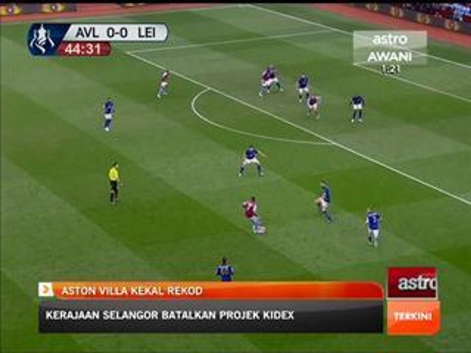 Aston Villa kekal rekod