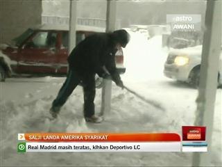 Salji landa Amerika Syarikat