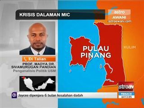 Krisis dalaman MIC: Reaksi Penganalisis Politik USM