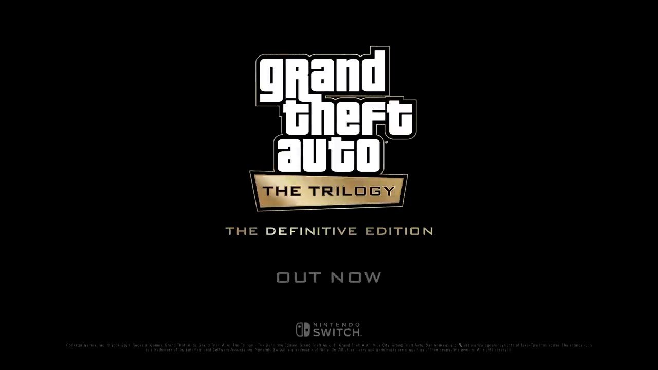 Grand Theft Auto - The Trilogy - The Definitive Edition - Nintendo Switch